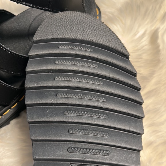 Dr Martens Women's Blaire Hydro Platform Sandals Size 7 Black - Picture 3 of 14